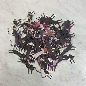 *Free W/Purchase Paper Floral Black Cat Confetti